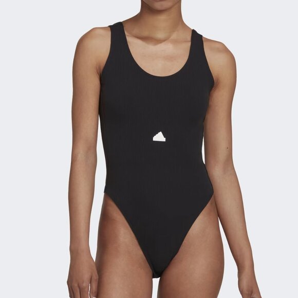 ADIDAS RIBBED BODYSUIT - Picture 1 of 4